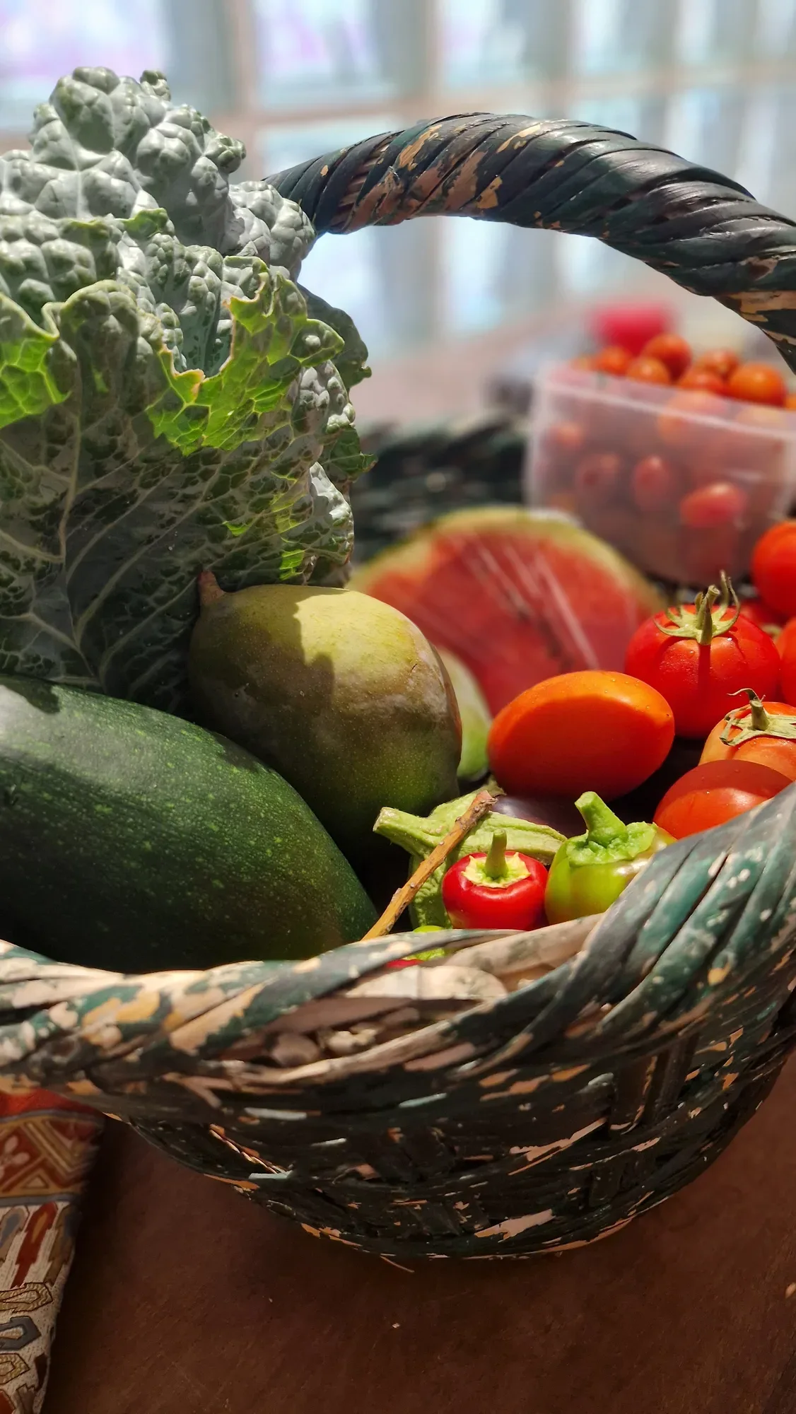 What the season gives, gathered from the finca
